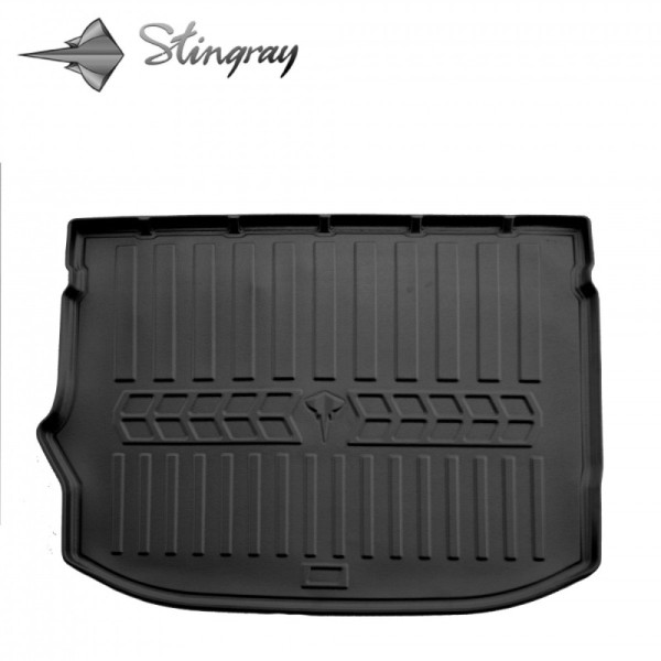 Gummi 3D bagagerumsmatta SKODA Fabia IV från 2021 (hatchback, lower trunk) / 6020211 / högre kanter