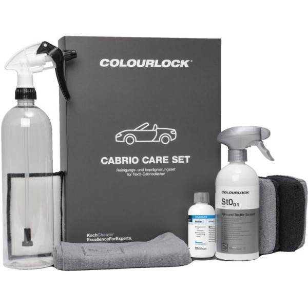 KOCH CHEMIE COLOURLOCK Cabrio Care Set, skötselset för textiltak för cabrioleter