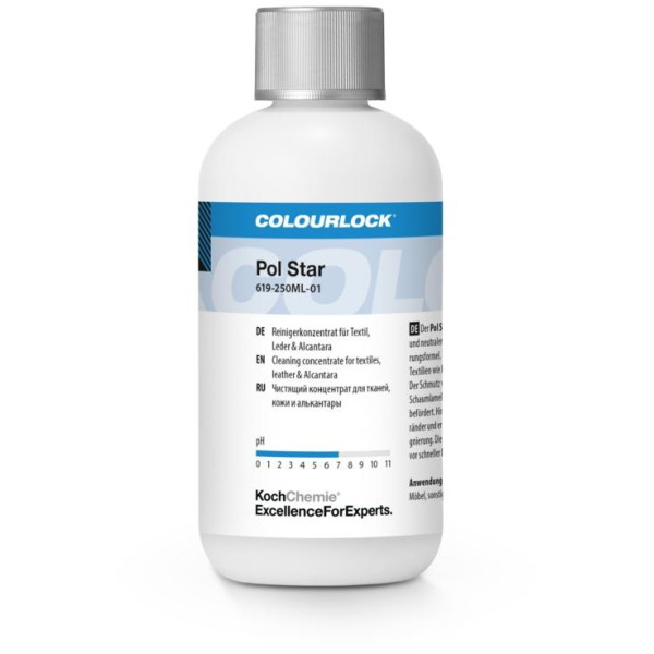 KOCH CHEMIE Colourlock Pol Star, rengöringsmedel för läder och textil, 250 ml