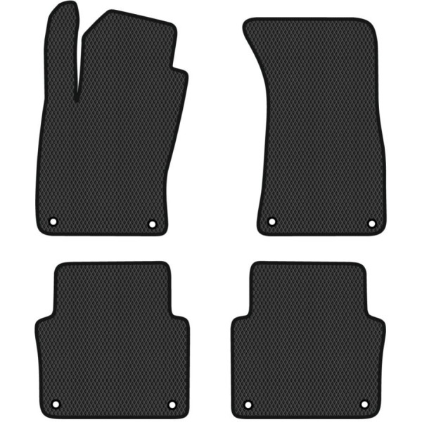 Polymer EVA golvmattor Audi A8 D3 4WD Short Base 2002-2009