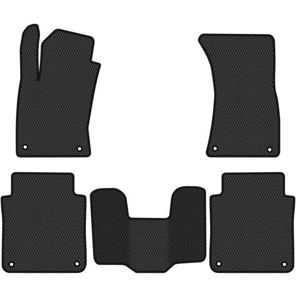 Polymer EVA golvmattor Audi A8 D3 4WD Long Base 2002-2009