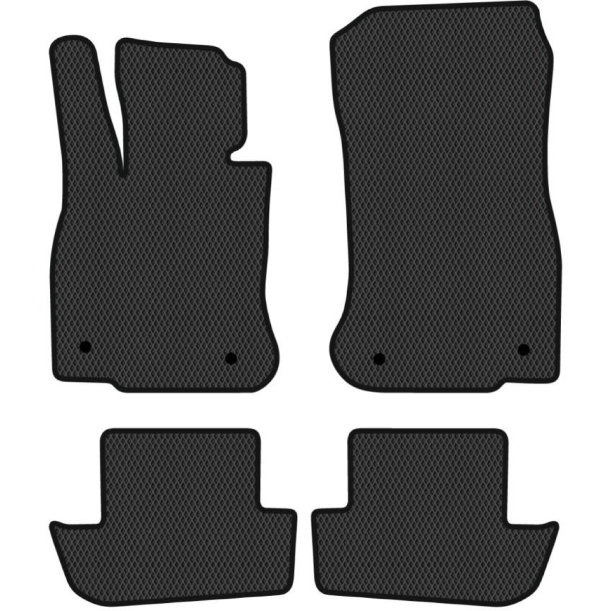 Polymer EVA golvmattor BMW 6 F12 Cabrio 2011-2023