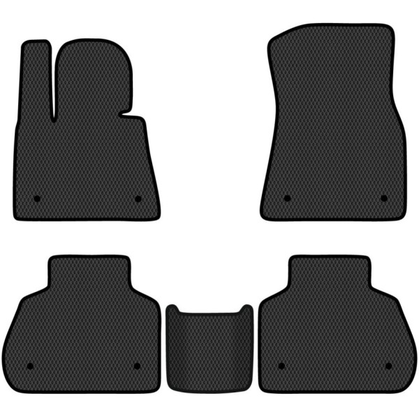 Polymer EVA golvmattor BMW X7 G07 5 platser från 2018