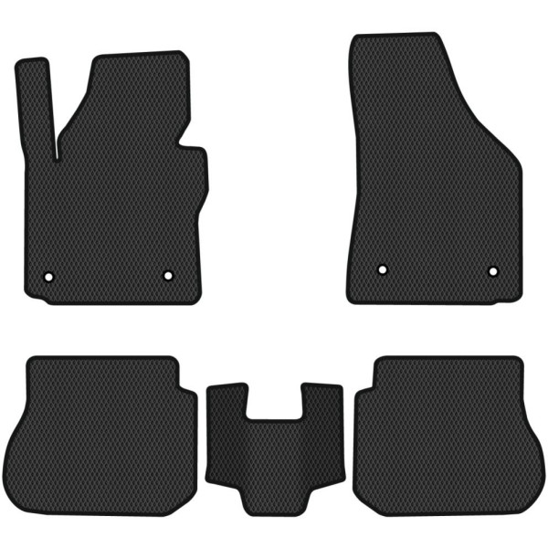 Polymer EVA golvmattor Volkswagen Caddy 5 platser 2004-2015