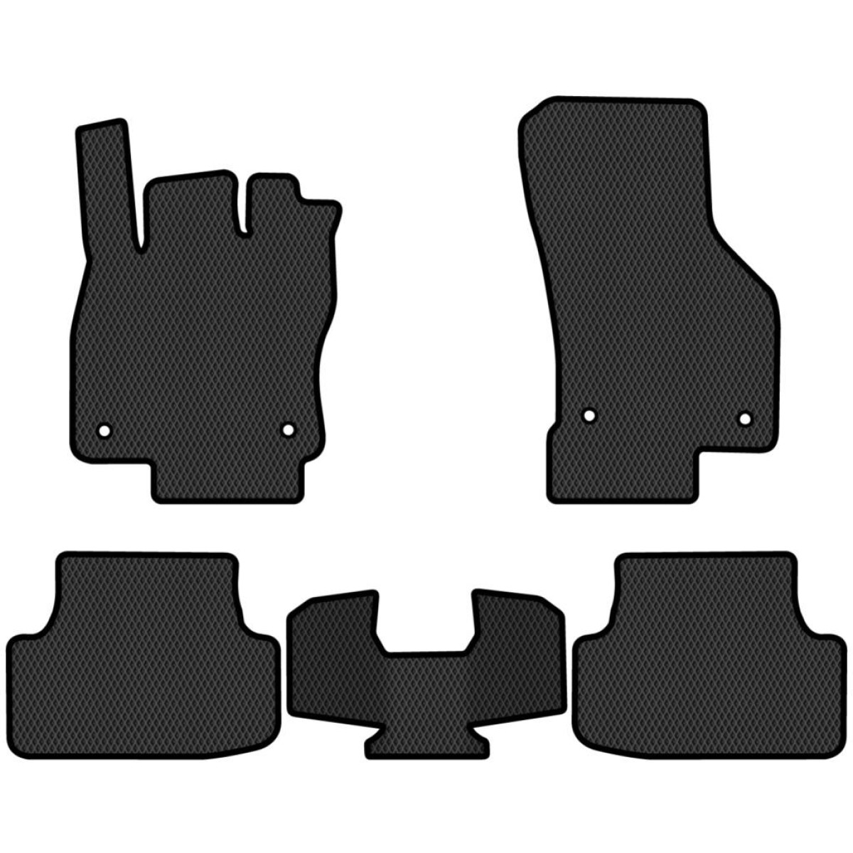 Polymer EVA golvmattor Volkswagen Golf VIII Not electric / Not eTSI från 2019