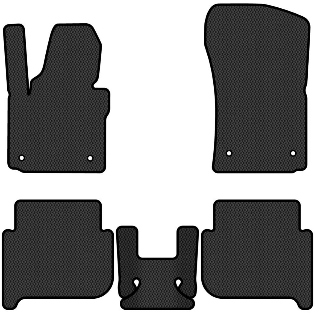 Polymer EVA golvmattor Volkswagen Touran II 2010-2015