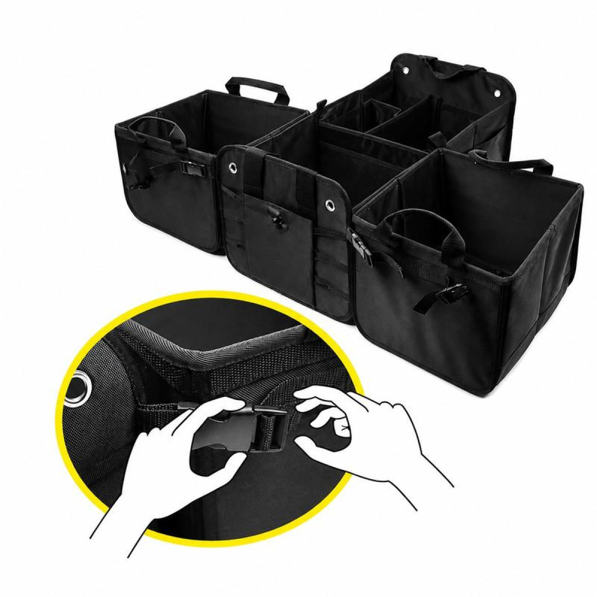 Hopfällbar Bagageutrymmesorganisator 1 Plus EVAtech 60×37×32 cm