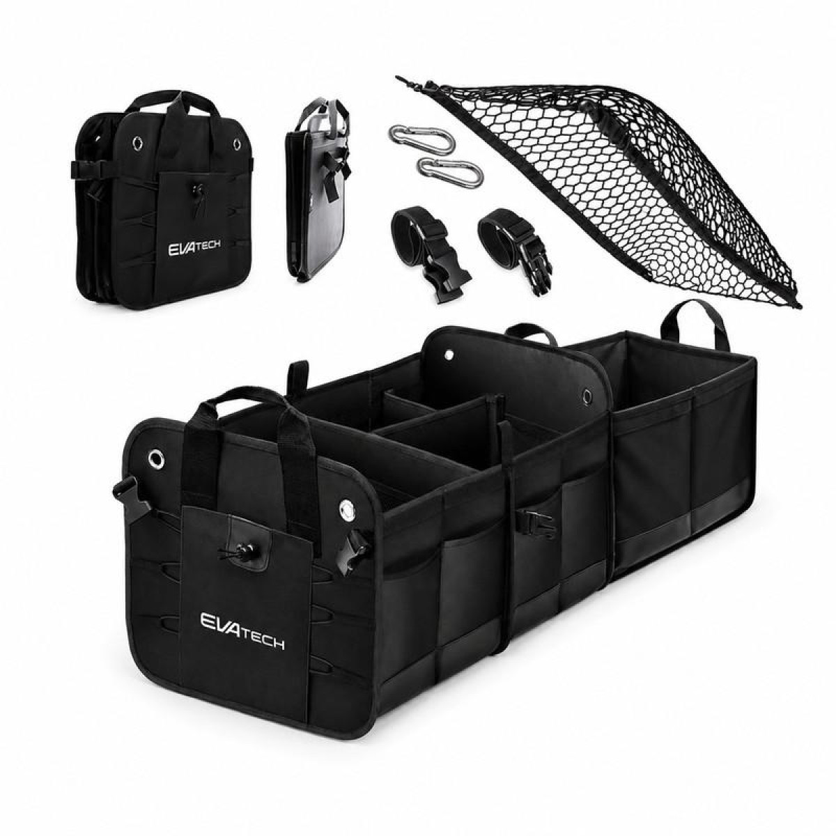 Hopfällbar Bagageutrymmesorganisator 2 Plus EVAtech 60×37×32 cm