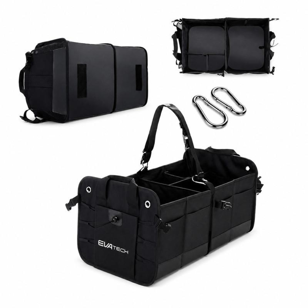 Hopfällbar Bagageutrymmesorganisator 2 Plus EVAtech 60×37×32 cm