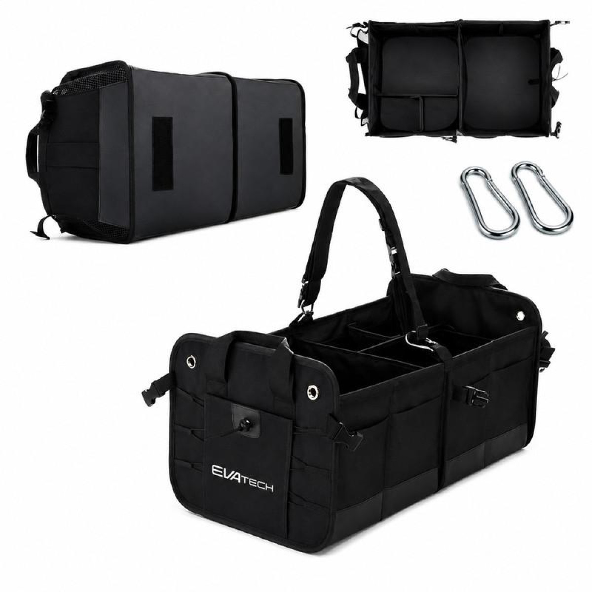 Hopfällbar Bagageutrymmesorganisator 2 Plus Froze EVAtech 60×37×32 cm